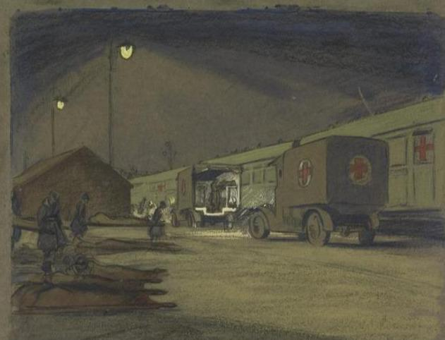 一战时期的救护火车，可移动的战地“医院”